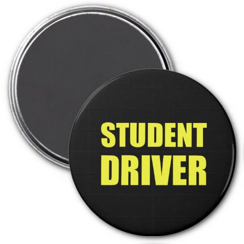 Student Driver Caution Magnet