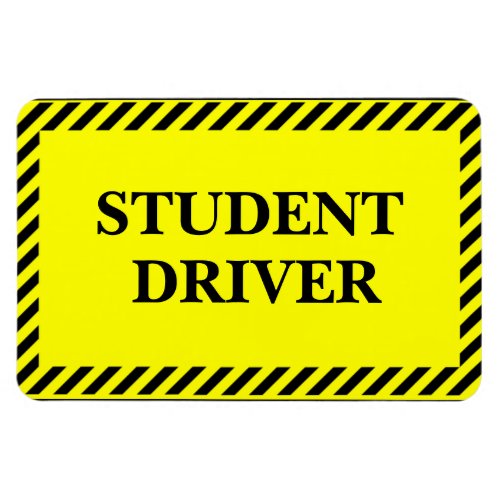 Student Driver For your car Magnet