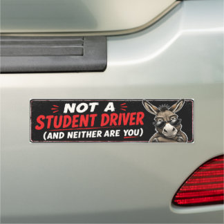 Student Driver Funny Car Magnet