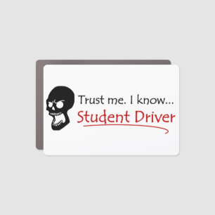 Student Driver Humor Car Magnet