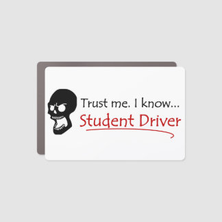 Student Driver Humor Car Magnet