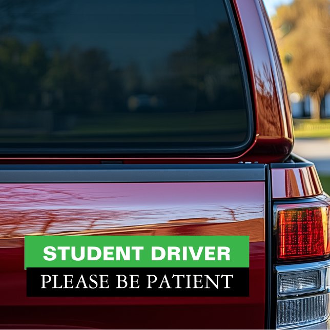 Student Driver, Please be Patient Car Magnet (Student Driver, Please be Patient Car Magnet)