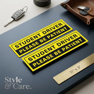 Student Driver Warning Magnet for Vehicles