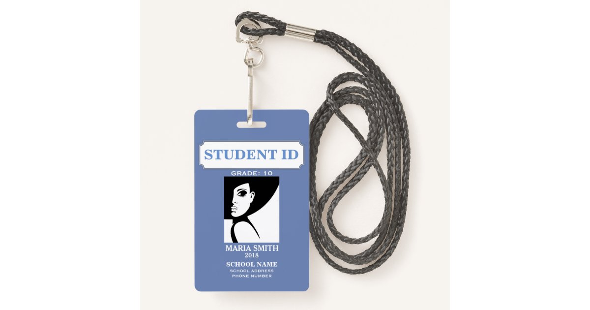 STUDENT ID BADGE Zazzle