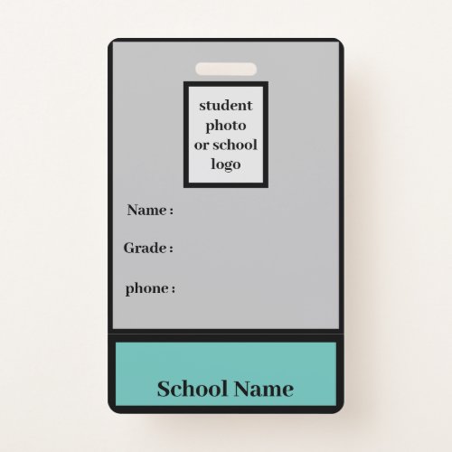 student identity badge