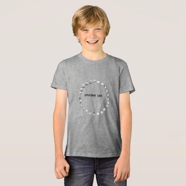 Student Life T-Shirt Tri-Blend Shirt (Front Full)