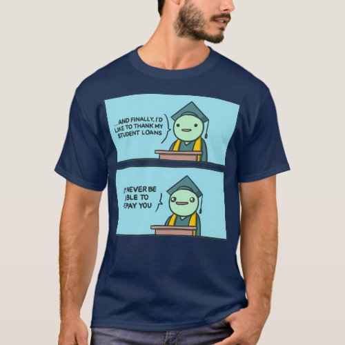 Student loans Fitted T_Shirt