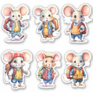 Student Mice Sticker