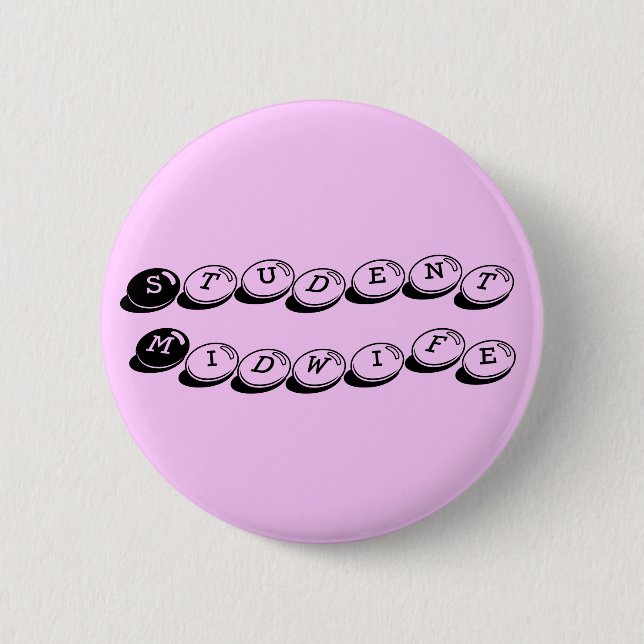 Student Midwife Button (Front)