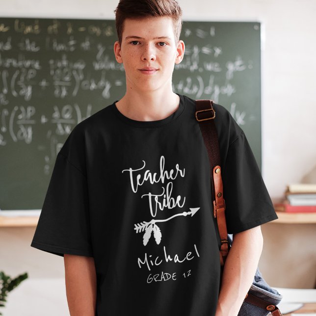 Student name high schol teacher tribe script T-Shirt (Creator Uploaded)