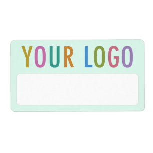 Student Name Stickers Labels with School Logo Mint
