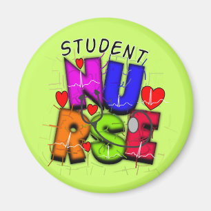 Student Nurse Artsy Gifts Magnet