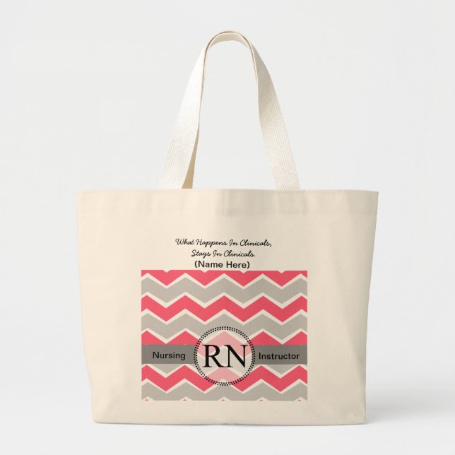 Student Nurse Clinical Customizable Tote (Front)