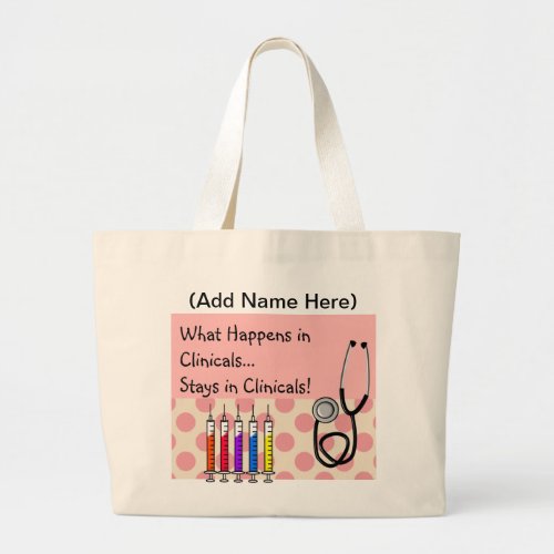 Student Nurse Clinical Instructor Tote Bag