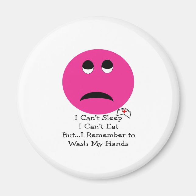 Student Nurse Face Gifts Magnet (Front)