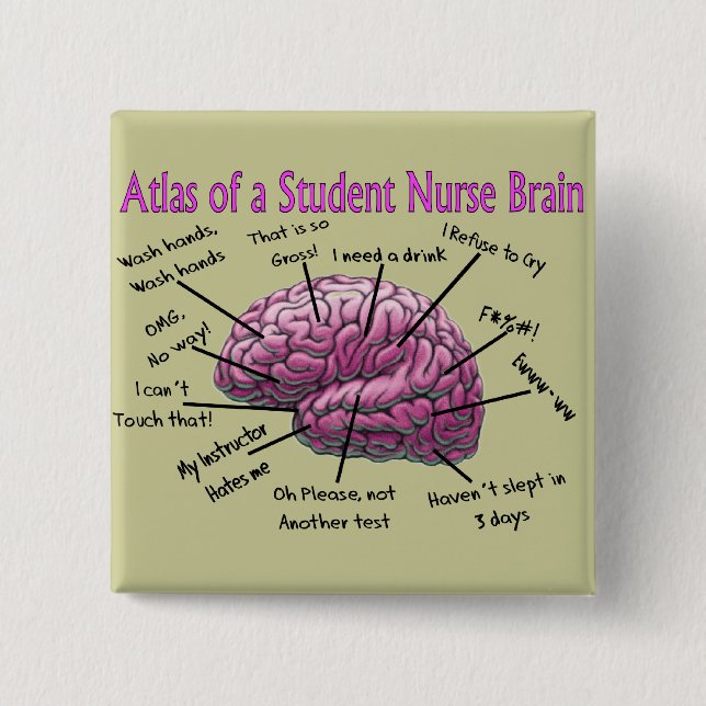 Student Nurse Gifts Button (Front)