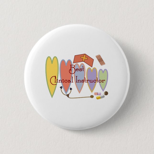 Student Nurse/Instructor gifts Pinback Button (Front)