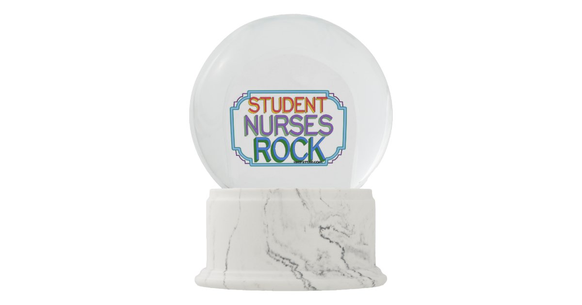 Student Nurse Snow Globe Zazzle