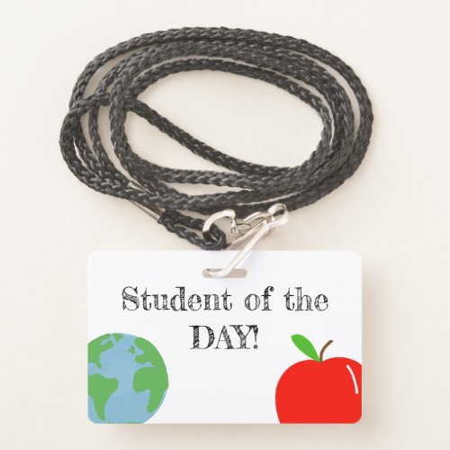 Student of the DAY Badge