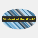 [ Thumbnail: "Student of The Week!" + Blue and Grey Stripes Sticker ]