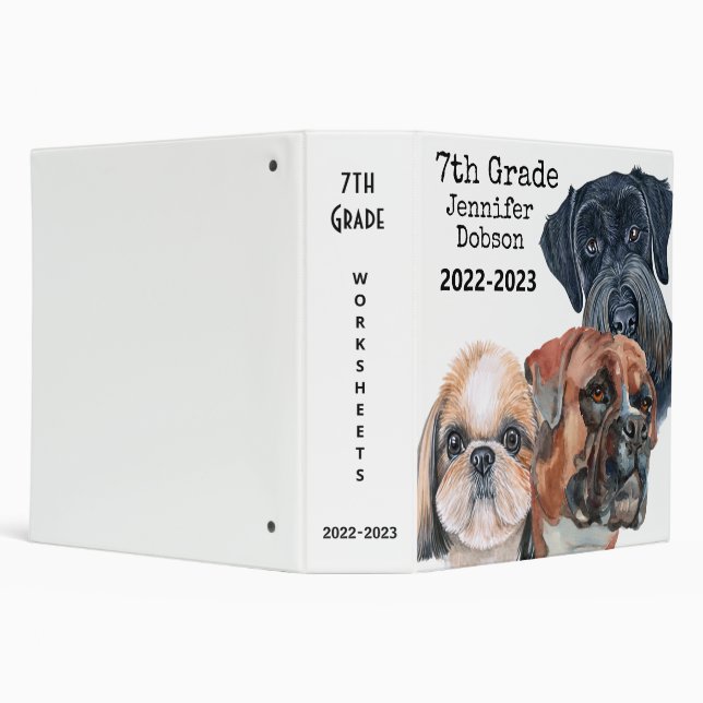 Student organizer or teacher portfolio 3 ring binder (Background)