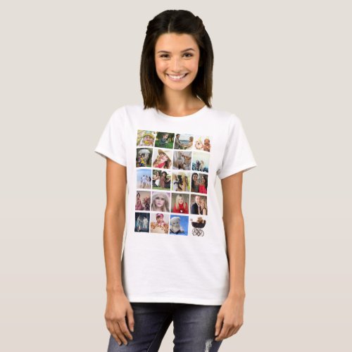 Student PHOTO Collage Tshirt 20pics Names on Back