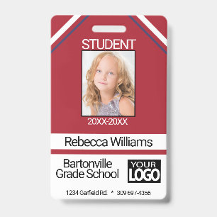 Student Photo - Red Badge