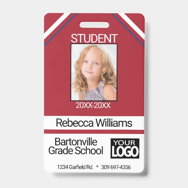 Student Photo - Red Badge (Front)