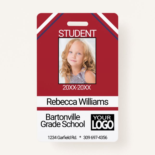Student Photo - Red Badge (Front)