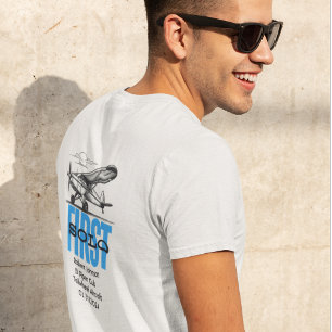 Student Pilot First Solo Airplane & Clouds Custom  T-Shirt