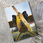 Student Pilot First Solo Airplane Funny Congrats Card