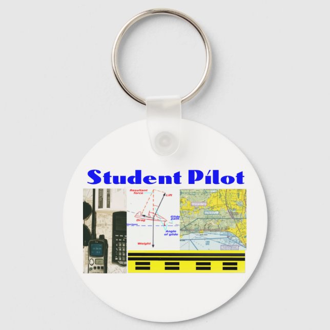 Student Pilot Keychain (Front)
