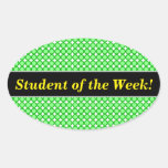 [ Thumbnail: Student Praise + Green Dots/Circles Pattern Sticker ]