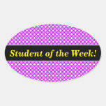 [ Thumbnail: Student Praise + Purple Dots/Circles Pattern Sticker ]