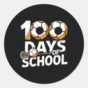Student School Teacher Kids 100 Days Of School Lac Classic Round Sticker