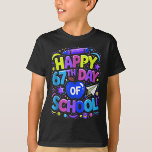 Student Six Seven Trending 67 Happy 67th Day Of Sc T-Shirt