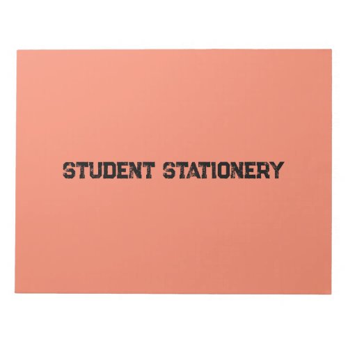 Student Stationery create your own text Notebook Notepad