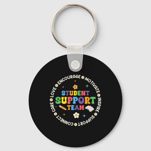 Student Support Team Appreciation Week Back To Keychain (Front)