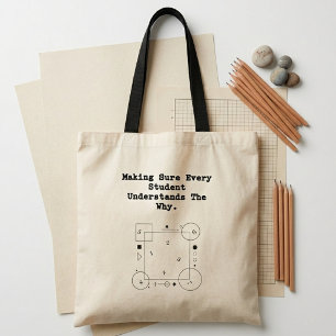 Student Understands Why   Conceptual Math Guide Tote Bag