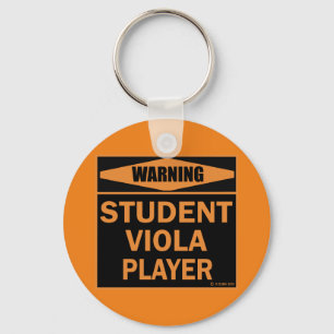 Student Viola Player Keychain