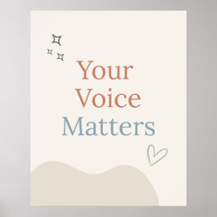 Student Voice Self-Management SEL Poster