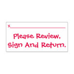 [ Thumbnail: Student Work Review Rubber Stamp ]