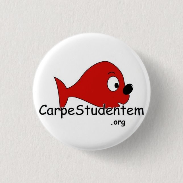 Studentem carpus pinback button (Front)