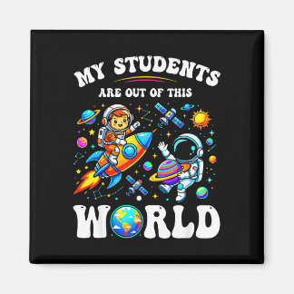 Students are out of this world space cute school magnet