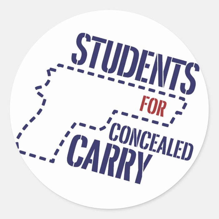 Students for Concealed Carry Logo Sticker