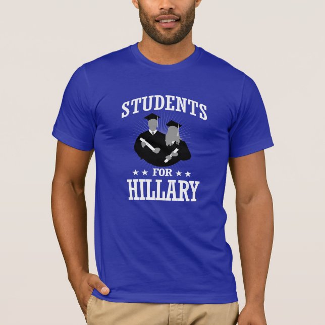 STUDENTS FOR HILLARY T-Shirt (Front)