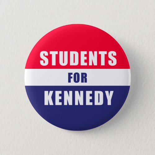 Students for Kennedy button