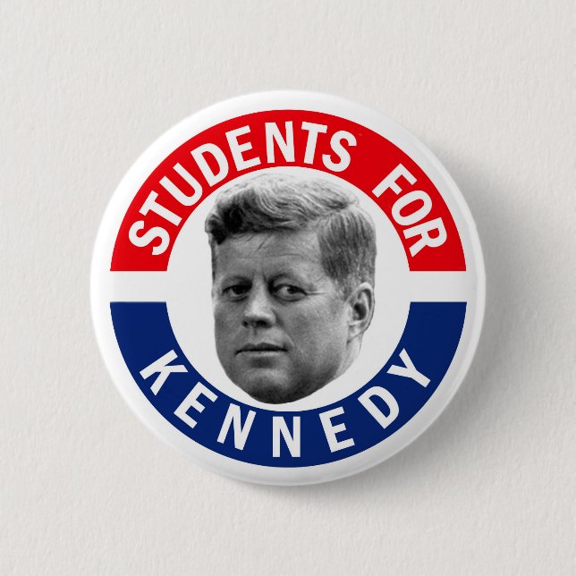 Students for Kennedy Pinback Button (Front)