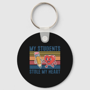 Students Stole Heart Teacher Appreciation Gift Keychain