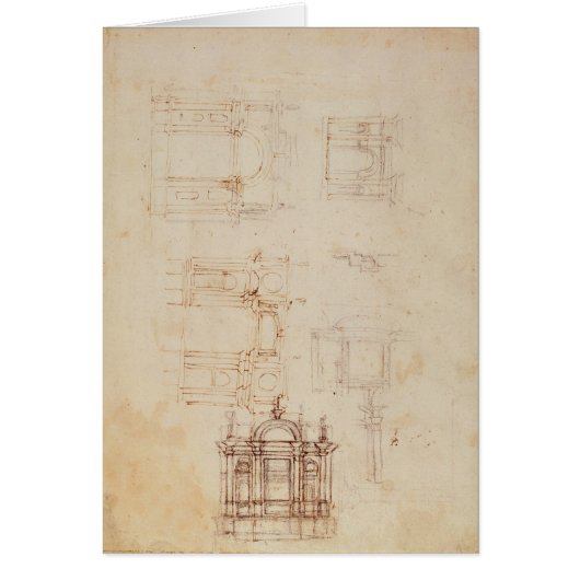 Studies for architectural composition cards (Front)